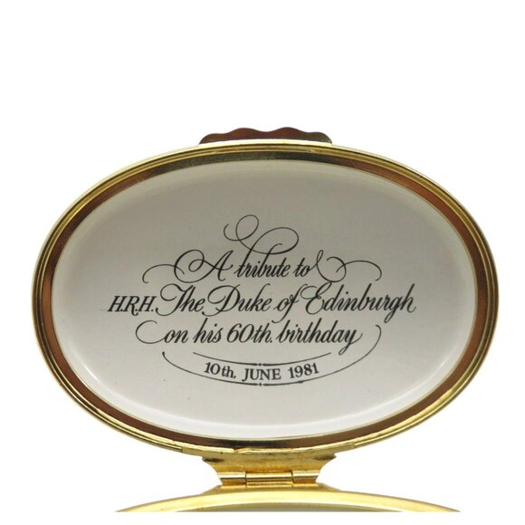 HALCYON DAYS Duke of Edinburgh Castle England Enamel 133/250 Limited Edition - Picture 6 of 10